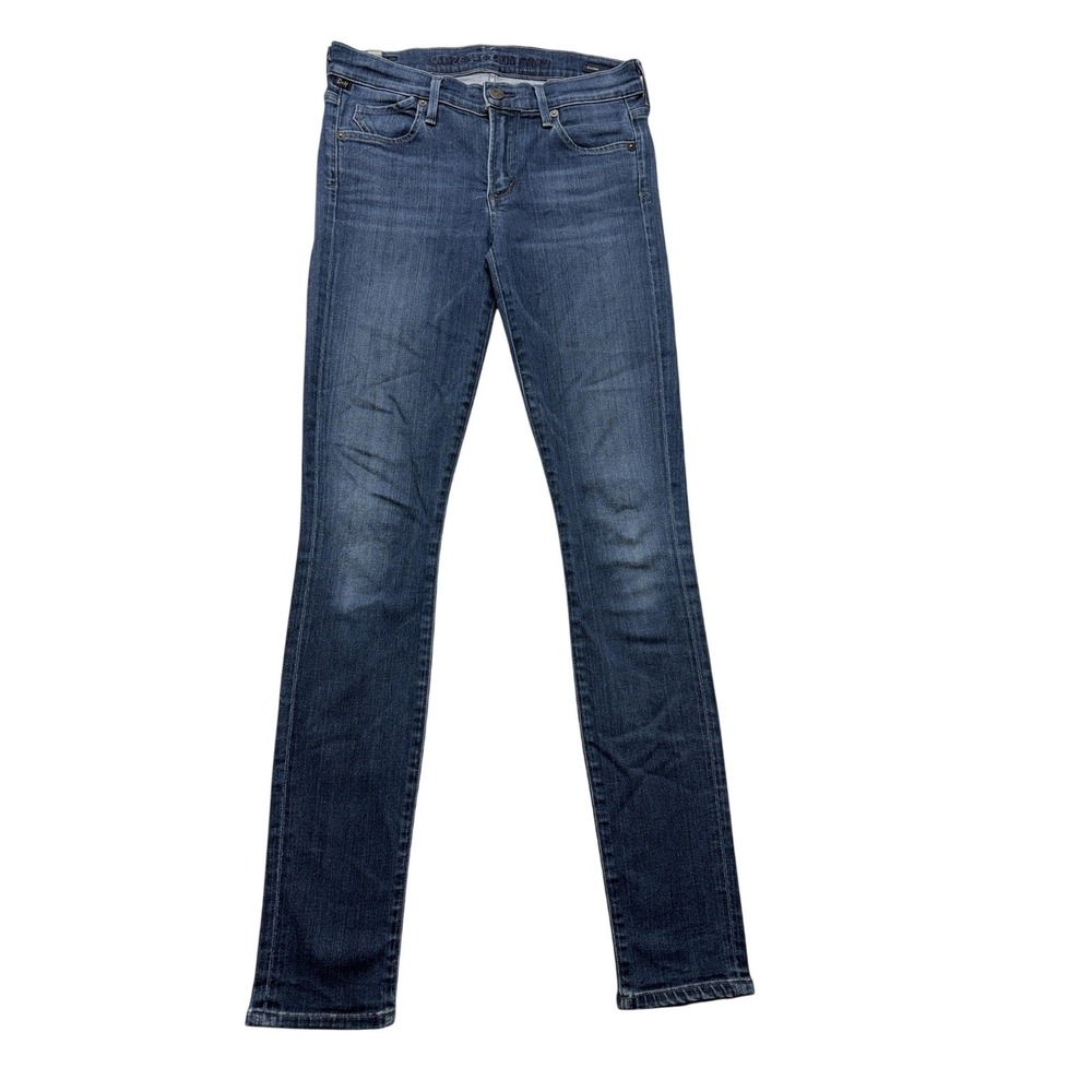 Citizens Of Humanity Avedon Skinny Jeans Womens 27x30 Blue Denim Mid Rise
